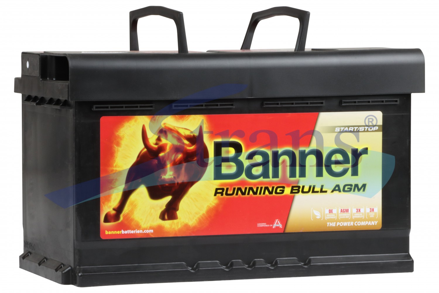 Акумулятор Banner Agm 12V 80Ah 800А R+ Running Bull Agm 315*175